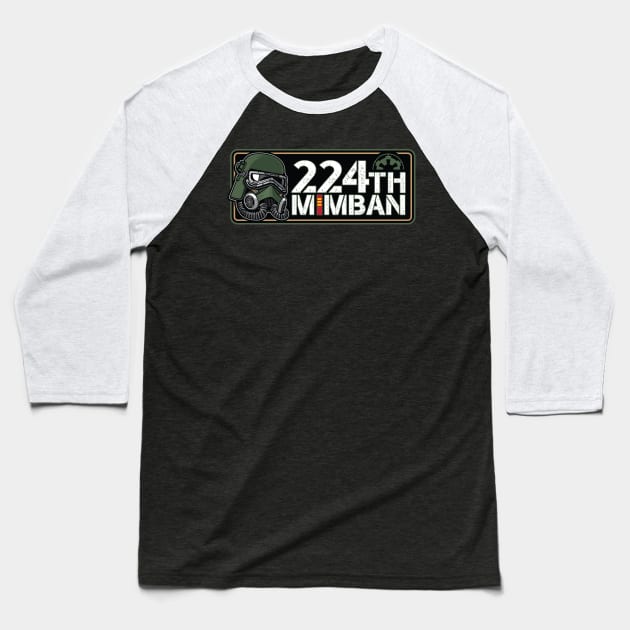 224th Mimban Cog Baseball T-Shirt by Mudtrooper.co.uk